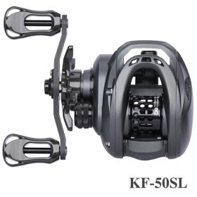 Ultra-light Water Drop Wheel Lua Long-distance Cast Carbon Fishing Line (Option: Black 50SR SL-Left handed)