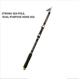 2.1M -3.6M Carp Fishing Rod Feeder Hard FRP Carbon Fiber Telescopic Fishing Rod Fishing Pole (Option: Black-2.7)