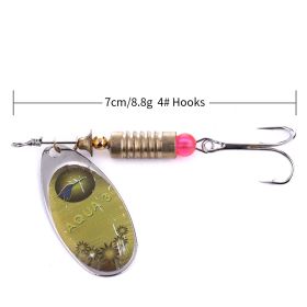 Lure Spinning Sequins Fishing (Option: 9 Colors-By Figure)