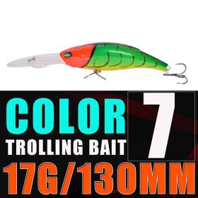 Long Throw Sea Fishing Route Sub Hard Bait 130cm 17g (Option: 7 style)