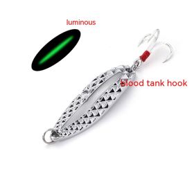 Leech Night Glow Metal Sequin Road Subbait (Option: Silver-10g)