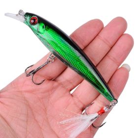 New Mino Artificial Lure Plastic False Bait (Option: C-Feather Hook)