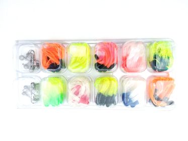 Lead Head Hook Soft Bait Road Sub Fishing Gear Set (Option: A box)